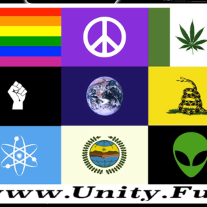 Unity Flag Sticker