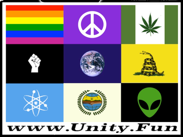 Unity Flag Sticker